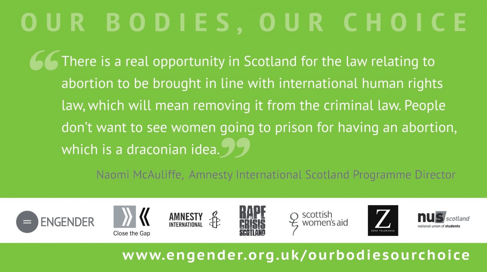 Naomi McAuliffe, Amnesty International