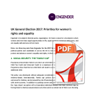 UK General Election 2017: Priorities for Women’s Rights and Equality