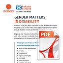 Gender Matters in Disability Briefing