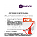 Engender Response to the Scottish Parliament Standards, Procedures and Public Appointments Committee Inquiry into Sexual Harassment and Inappropriate Conduct