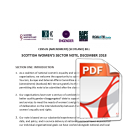Scottish Women's Sector Submission to the Culture, Tourism, Europe and External Affairs Committee on the Census (Amendment) (SCOTLAND) Bill