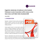 Engender submission of evidence to the Scottish Parliament Justice Committee call for views on the Hate Crime and Public Order (Scotland) Bill