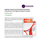 Engender response to the Scottish Government Consultation on the Digital Strategy for Scotland