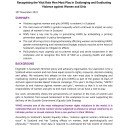 Engender Parliamentary Briefing:  Recognising the Vital Role Men Must Play in Challenging and Eradicating Violence against Women and Girls