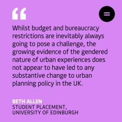 GUEST POST: Feminist urbanism: Creating gender-equal cities in Scotland
