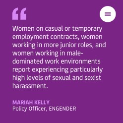 Tackling sexual and sexist harassment in the workplace